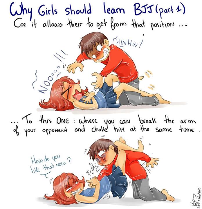 Why should girls learn BJJ by Maristé