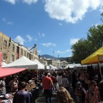 Salamanca market Hobart Tasmania