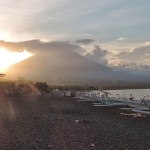 Sunset in Amed Bali