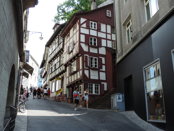 half-timbering house, historic centre Basel