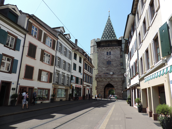 Street, historical centrer Basel