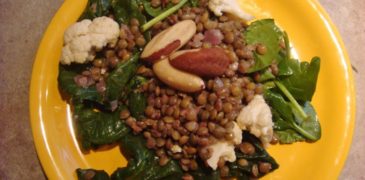 Art of BJJ recette salade de lentilles vertes anti syndrome prémenstruel femme jiu-jitsu brésilien